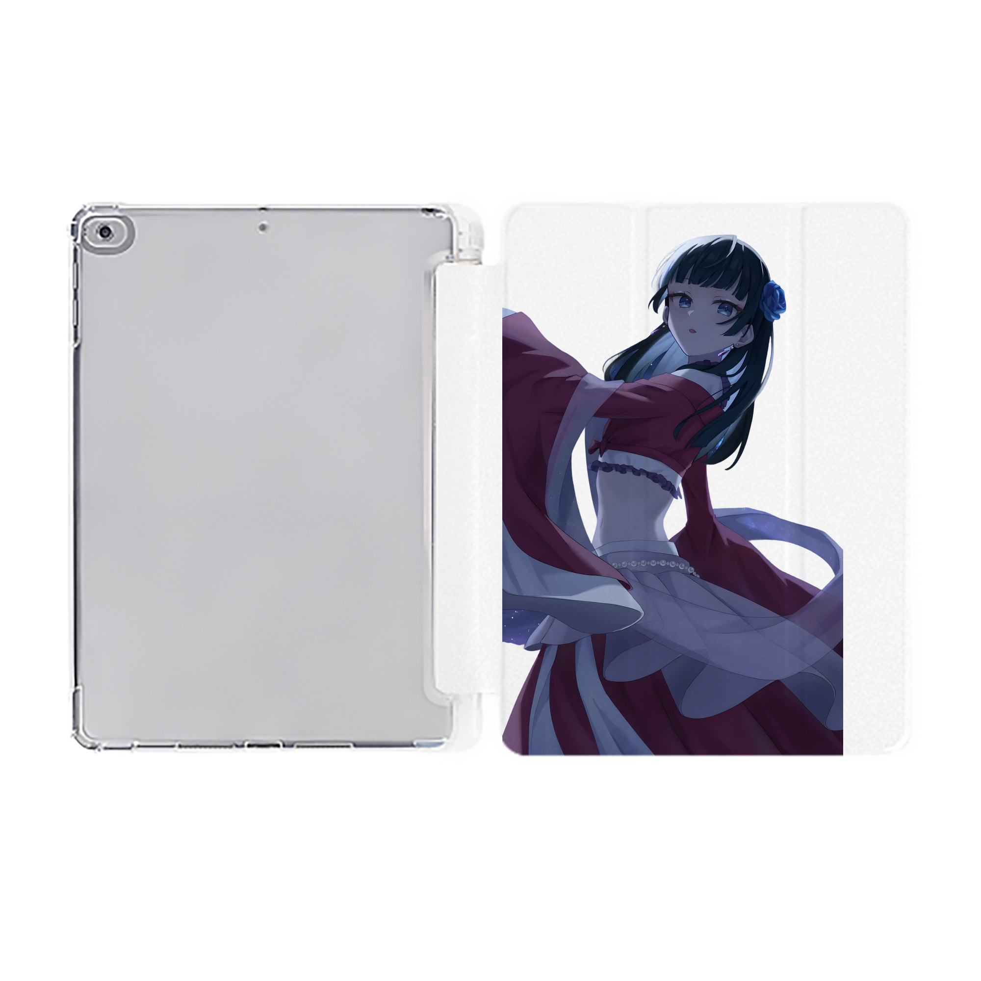 （画像用） 薬屋のひとりごと The Apothecary Diaries IPad ケース ペン収納付き 三つ折りスタンド PUレザー×シリコン 対応機種9.5/10.5/10.9インチ